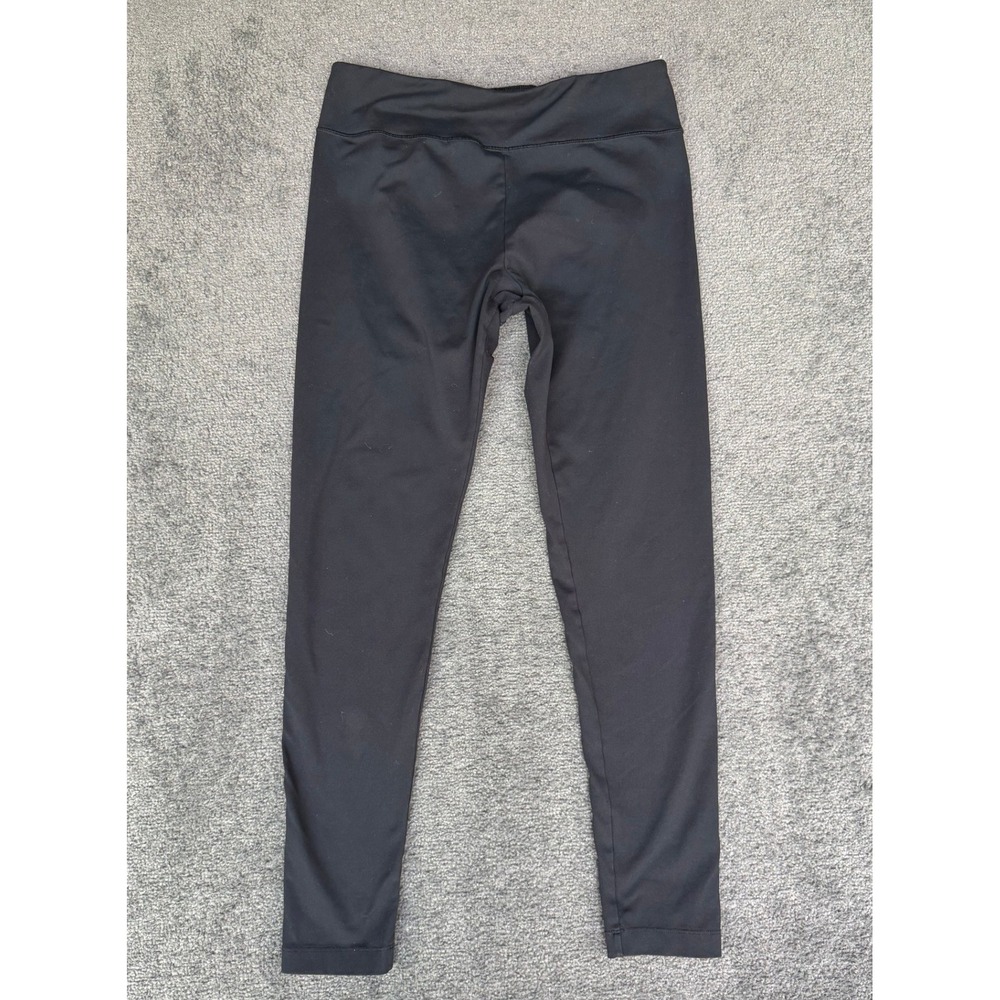 Danskin Womens XL Black High Waisted Activewear Leggings 6279M Nylon Spandex